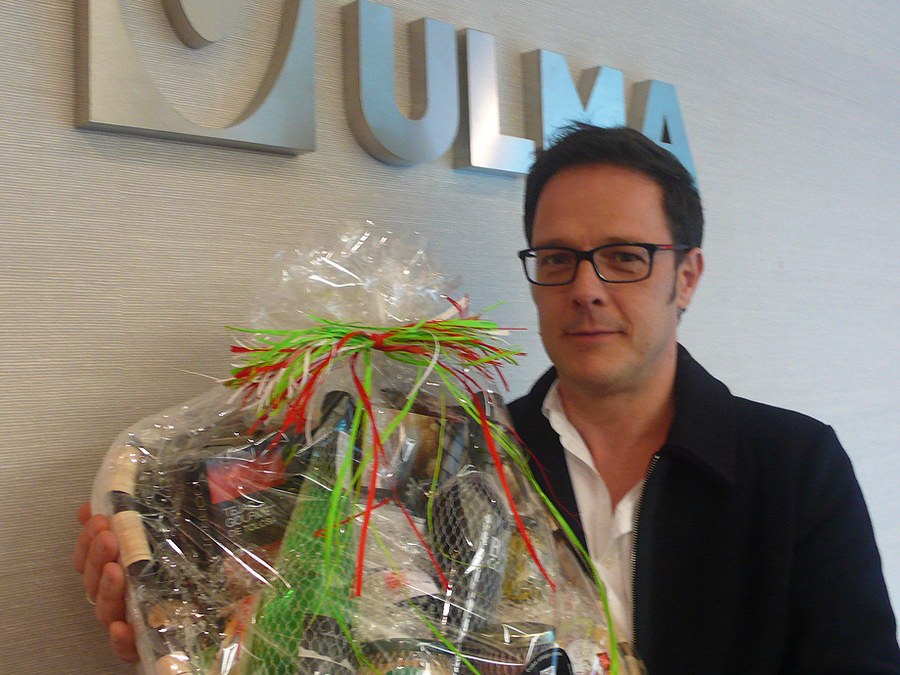 Aitor Unanue, winner of the ULMA Group photography competition prize draw.
