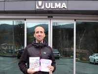 Aritz Ugarte, winner of the sweepstakes for the photography contest of the ULMA Group