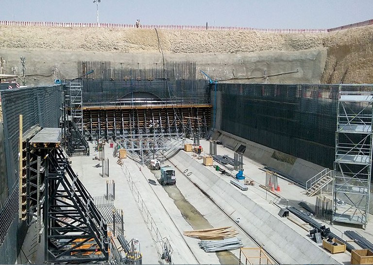 Comprehensive formwork and scaffolding systems at Riyadh Metro