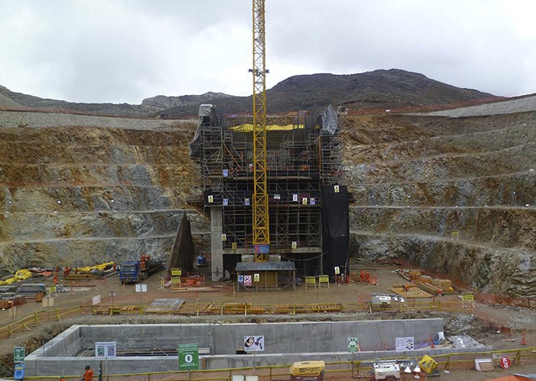 Comprehensive solution provided by ULMA in the construction of the Toromocho open pit mine in Peru