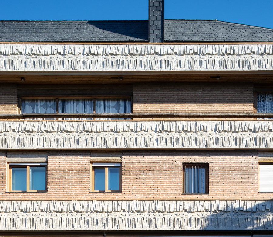 Customized, creative, polymer concrete terrace face in la Moraleja (Madrid)