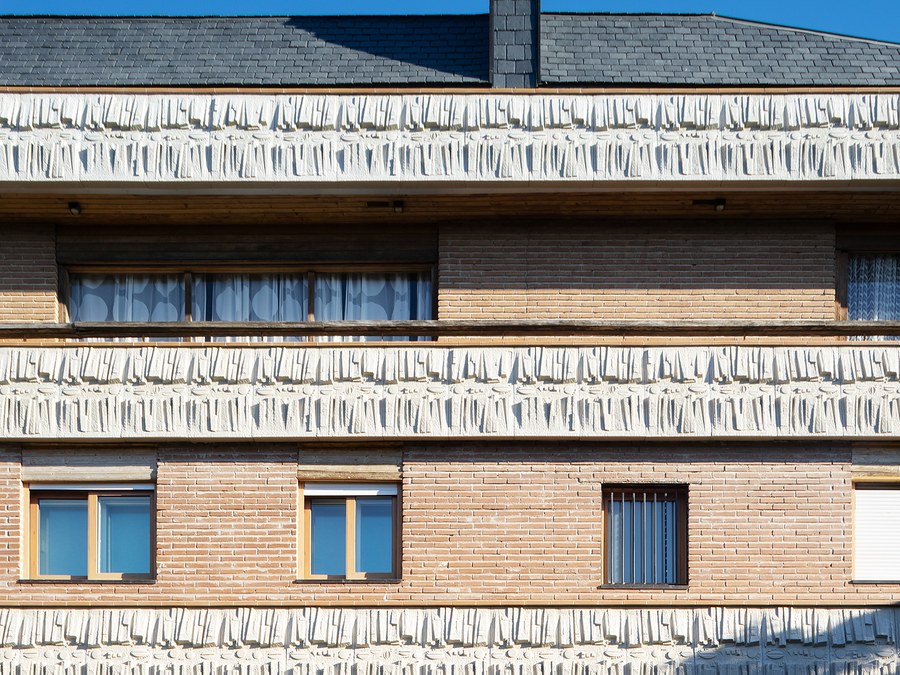 Customized, creative, polymer concrete terrace face in la Moraleja (Madrid)