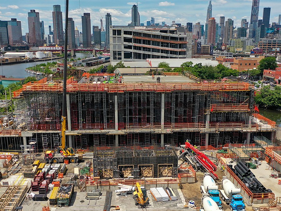 High-quality and efficient solutions for a car park complex in Long Island City, New York