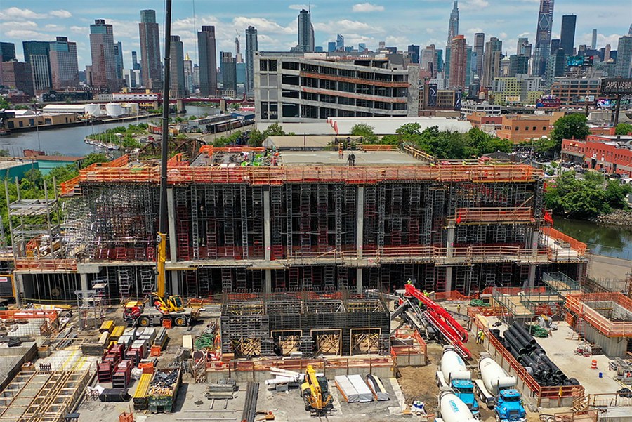 High-quality and efficient solutions for a car park complex in Long Island City, New York