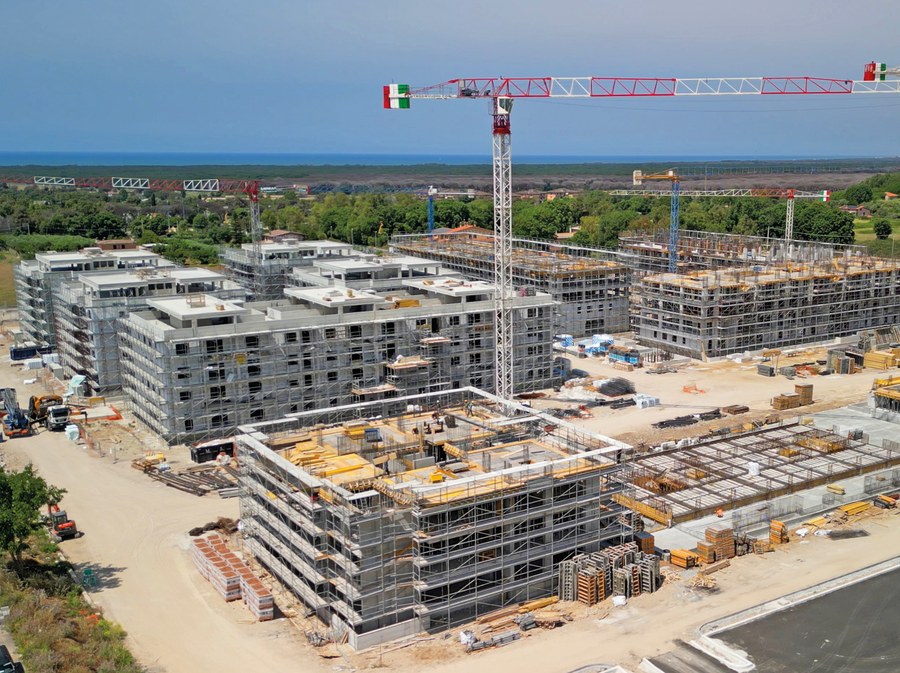 Innovative building technology applied to large residential complexes