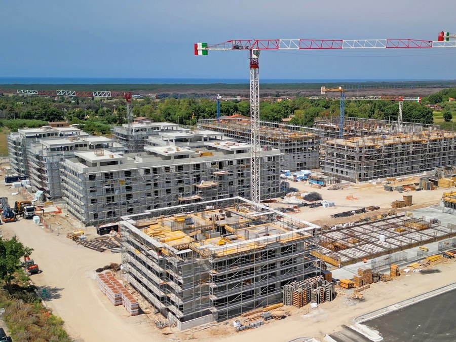 Innovative building technology applied to large residential complexes