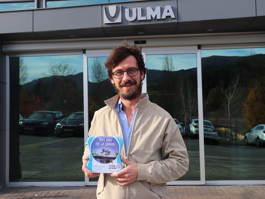 Javier Pérez, winner of the draw of the ULMA Group’s photography contest