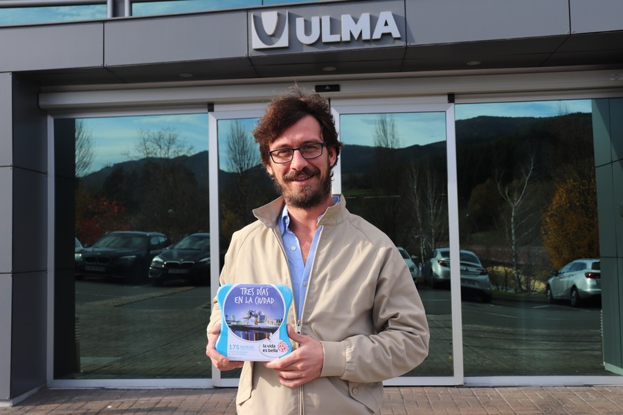 Javier Pérez, winner of the draw of the ULMA Group’s photography contest