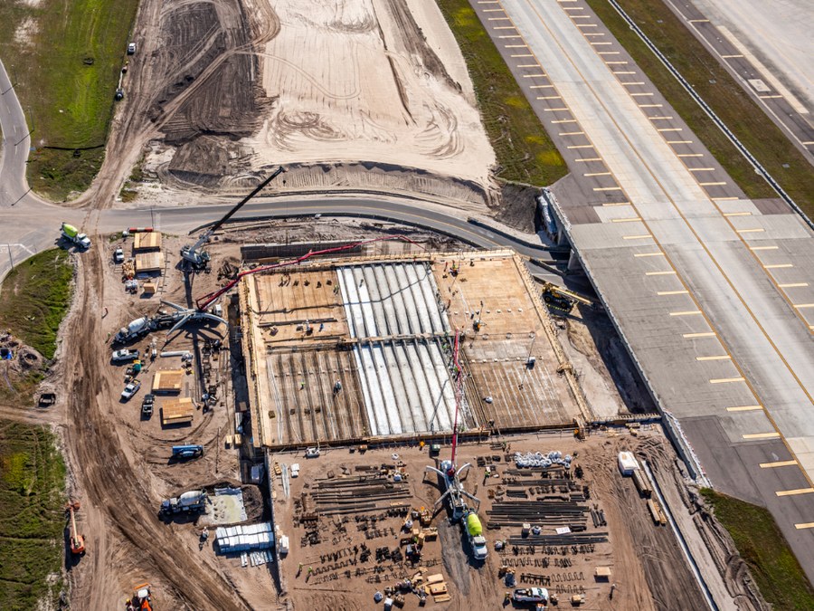 Pre-assembled solutions at the Tampa International Airport, USA