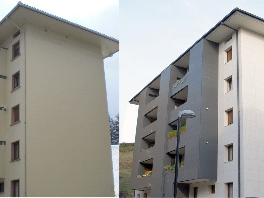 Solving dampness issues and a major upgrade, refurbishing the facade with ULMA