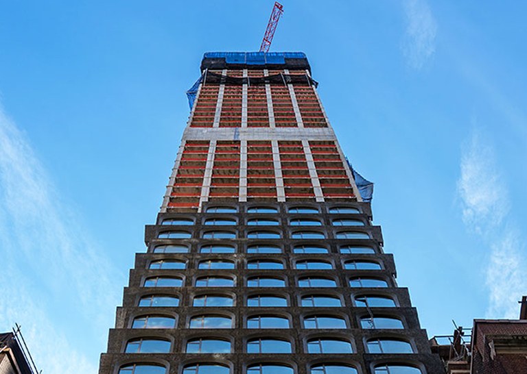 The building of 130 William Tower will redefine the Lower Manhattan skyline
