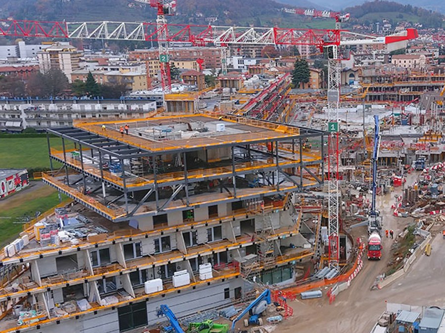 The MBP protection system ensures safety in the construction of a 'Smart city' in Bergamo