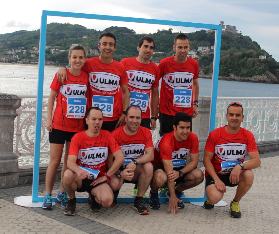 ULMA Architectural Solutions at the business race organised by Adegi, El Diario Vasco and Donostia Eventos