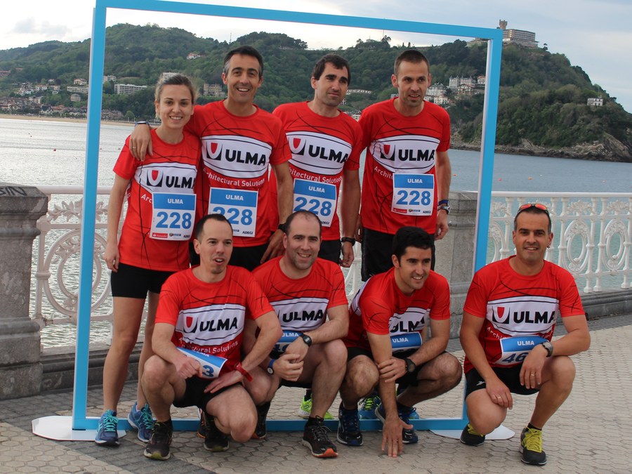 ULMA Architectural Solutions at the business race organised by Adegi, El Diario Vasco and Donostia Eventos