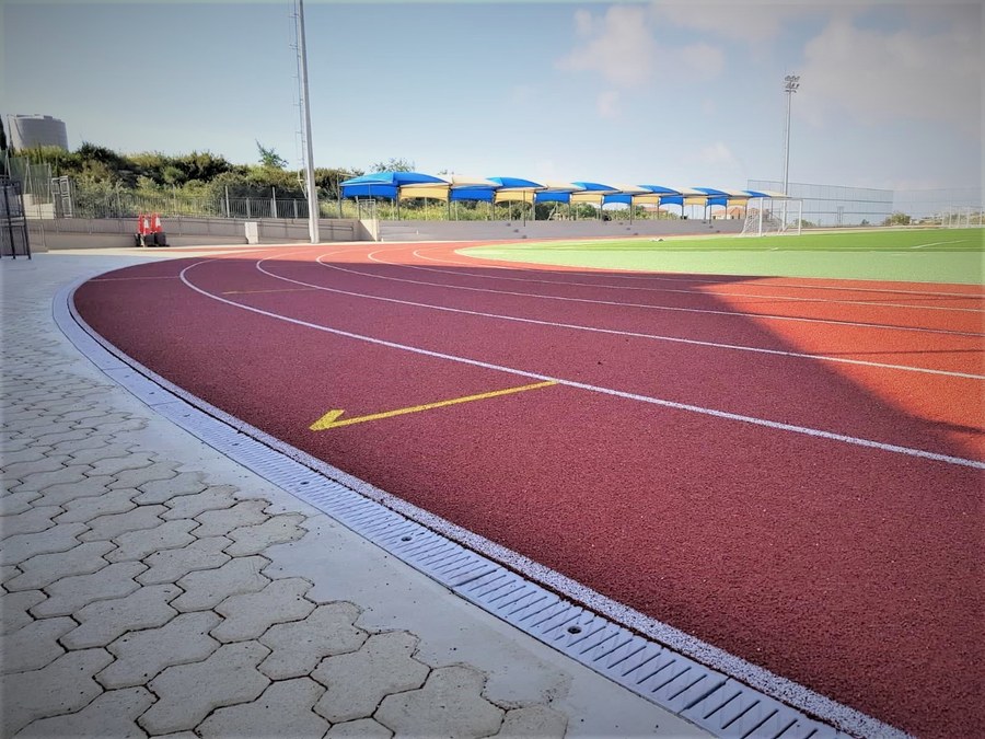ULMA channels for the new sport area at Foley’s School in Cyprus