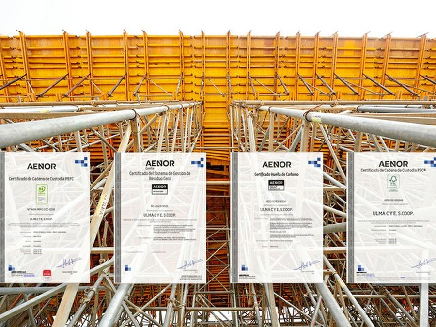 ULMA successfully renews the certificates vouching for its sustainability strategy