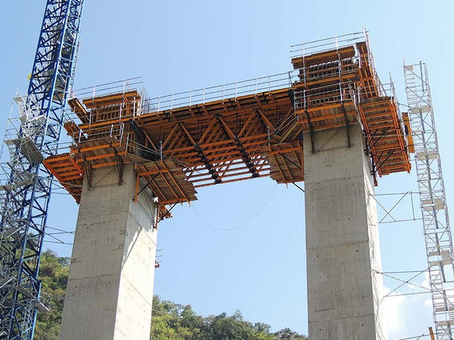 ULMA developed a comprehensive solution for the construction project of the Hisgaura Bridge