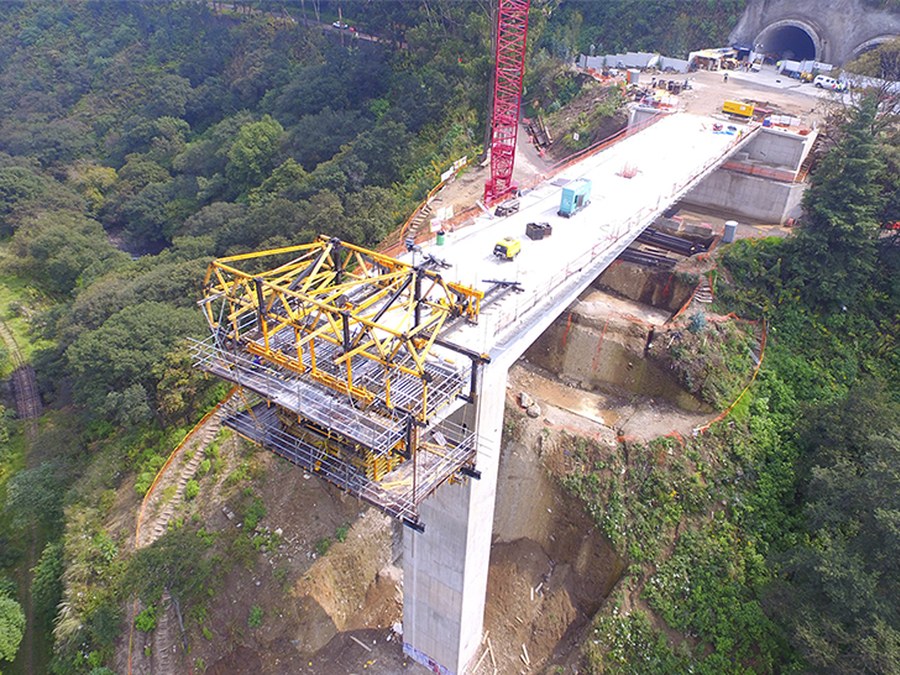 ULMA developed a comprehensive solution for the construction project of the Interlomas Viaduct, México
