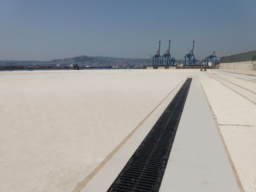 ULMA drainage channels in the Port of Naples, Italy