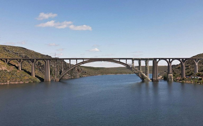 ULMA participates in the rehabilitation of the historic Martín Gil railway viaduct in Zamora, Spain