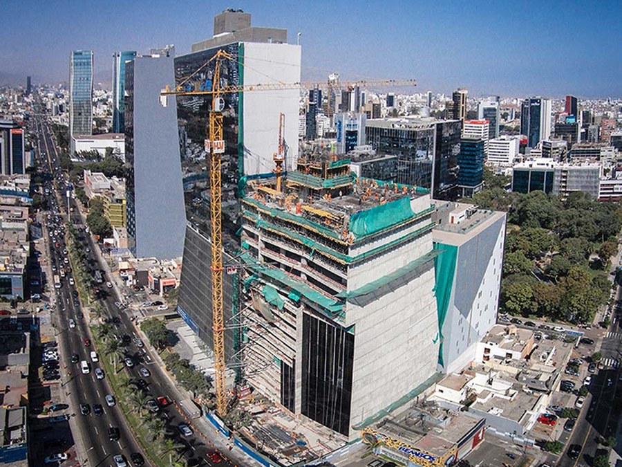 ULMA takes part in the construction of the sustainable building Javier Prado Tower in Lima