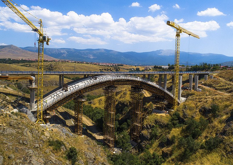 ULMA takes part on the construction project of Eresma Arched Bridge in Segovia