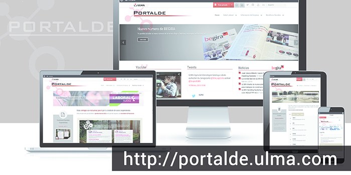The new PORTALDE, accessible to all workers from anywhere with internet access