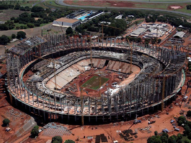 ULMA Construcción provides a new approach to the emblematic football stadium Mané Garrincha
