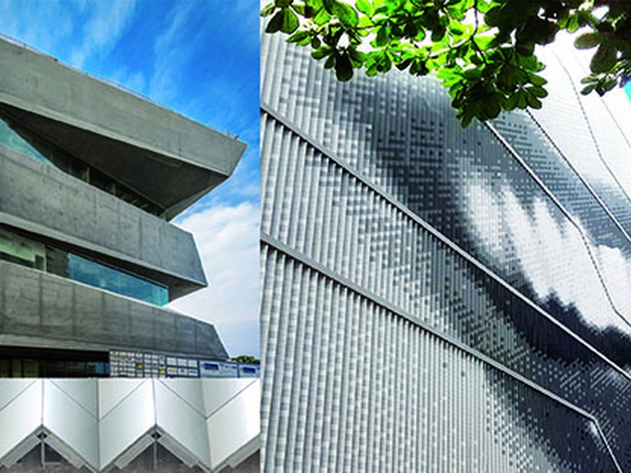 ULMA ventilated facade installed on the Río de Janeiro “Museum of Image and Sound | MIS”