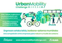 Animamos a las personas de ULMA inscritas en el Reto Urban Mobility Challenge a  mejorar el quinto puesto que tenemos actualmente