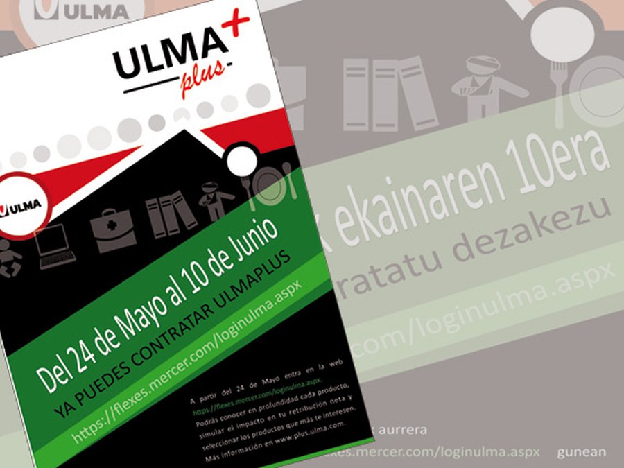 Del 24 de Mayo al 10 de Junio ya puedes contratar ULMAPLUS.