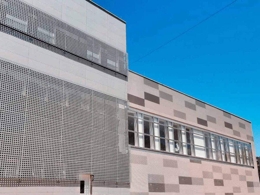 Fachada ventilada de ULMA en el nuevo Data Center (Foz do Iguaçú Paraná Brasil)