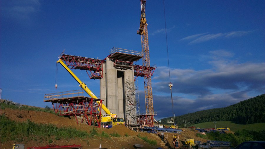 La tecnología MK de ULMA Construction demuestra sus posibilidades: Puente km 81,1, Autopista D1, Bertotovce, República Eslovaca