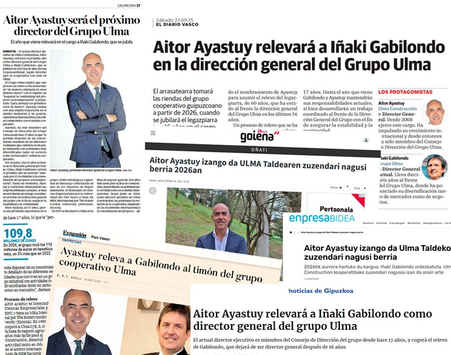 Los medios se hacen eco del nombramiento de Aitor Ayastuy