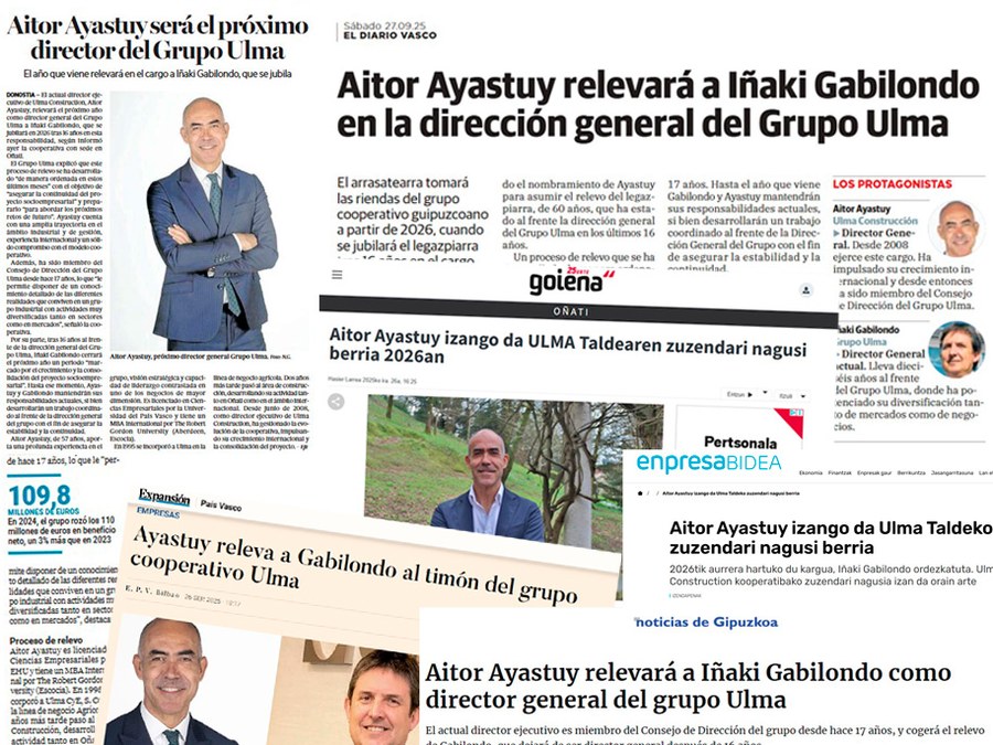 Los medios se hacen eco del nombramiento de Aitor Ayastuy