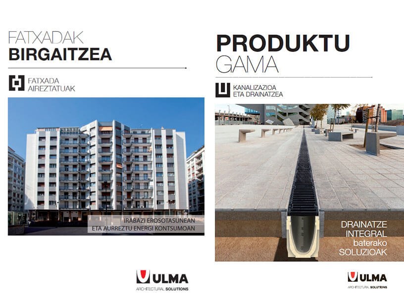 Nuevos soportes comerciales y corporativos de ULMA Architectural Solutions en Euskera