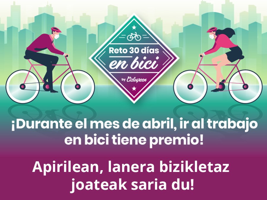 Participa con ULMA a través del programa  Ciclogreen en el reto 30 días en bici