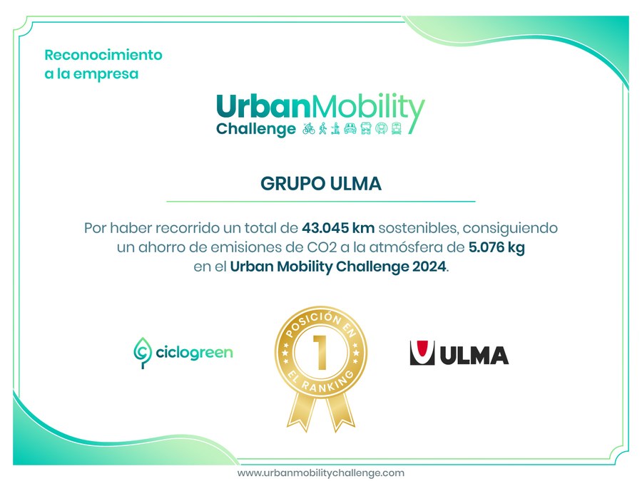 Primer puesto en el Reto Urban Mobility Challenge