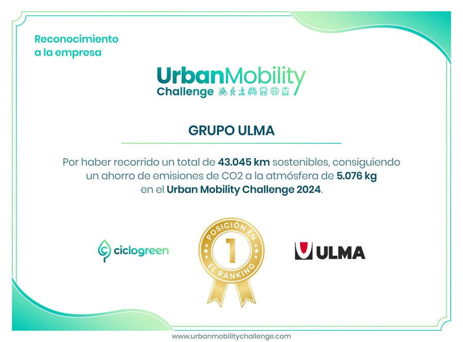 Primer puesto en el Reto Urban Mobility Challenge