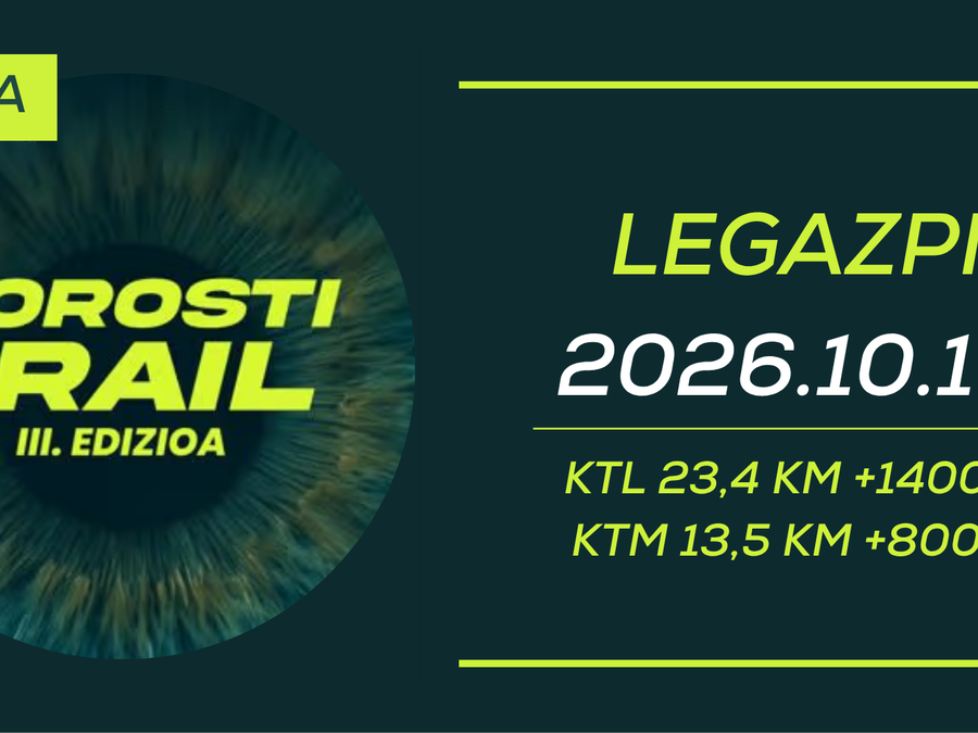 Consigue tu dorsal para la Korosti Trail