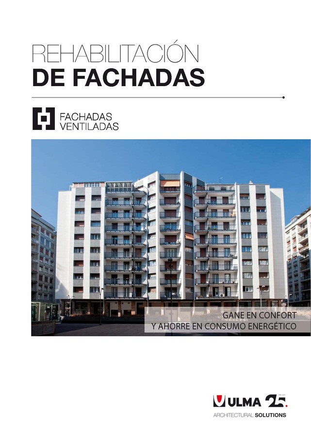 ULMA lanza un nuevo folleto para rehabilitación de fachadas