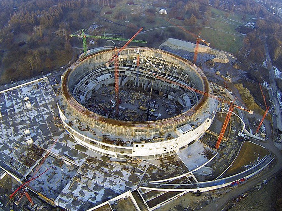ULMA participa en el proyecto de construcción del pabellón de deportes Tauron Arena de Cracovia