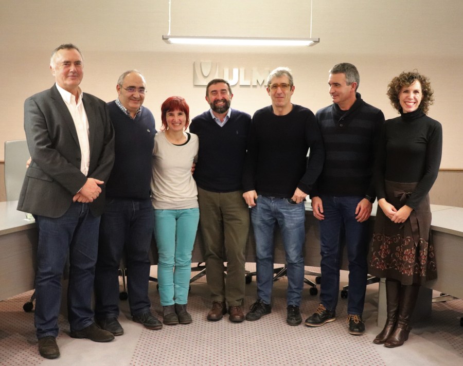 Representantes del Gobierno vasco en el Grupo ULMA