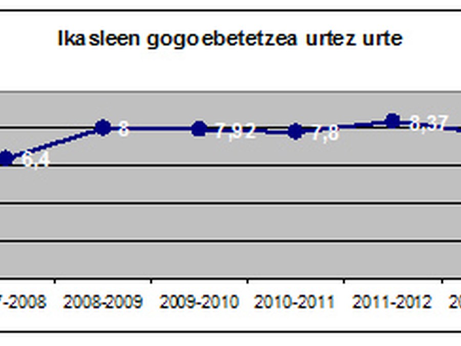 Valoración de los cursos de euskera 2012-2013