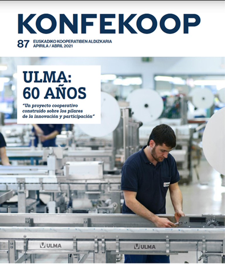 Konfekoop-eko 87. aldizkariko azala da ULMA