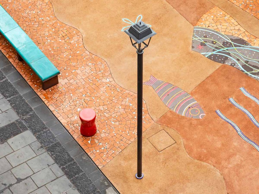ULMAren drainatze ezkutua Piazza Amendola berrituan (Italia)